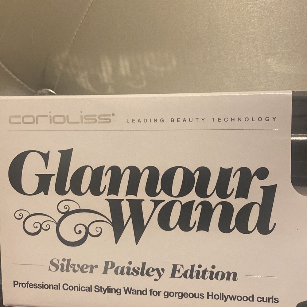 Carioliss Glamour Wand Silver Paisley Edition Curling Wand
